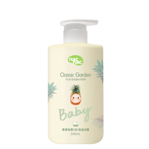 nac nac｜果漾保濕2合1泡泡浴露 500ml（泡澡免沖洗）