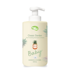 nac nac｜果漾保濕2合1洗沐慕斯 500ml