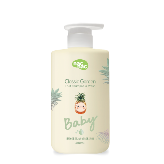 nac nac｜果漾保濕2合1洗沐浴精 500ml