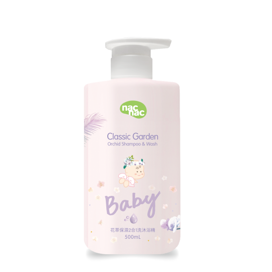 nac nac｜花萃保濕2合1洗沐浴精 500ml