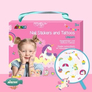 德國 Avenir Kids 艾維尼｜美甲&紋身貼紙-獨角獸