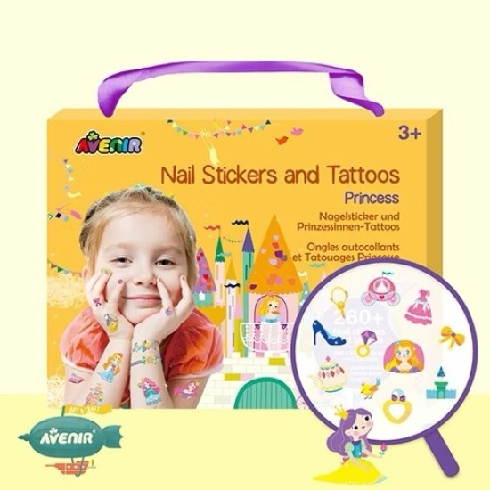 德國 Avenir Kids 艾維尼｜美甲&紋身貼紙-夢幻公主