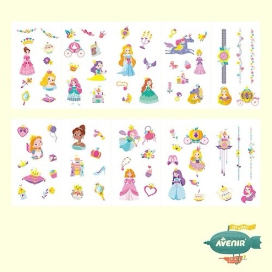 德國 Avenir Kids 艾維尼｜美甲&紋身貼紙-夢幻公主