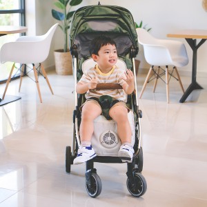 haha kiddo｜抑菌循環風扇涼墊_雲霧灰