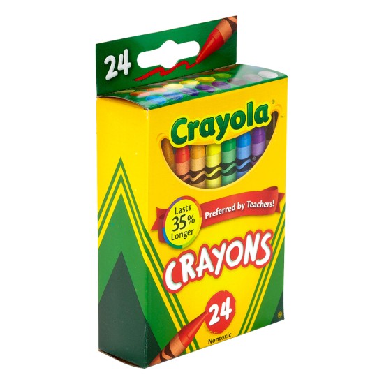 Crayola繪兒樂｜彩色蠟筆24色