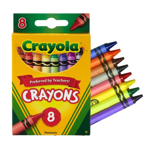 Crayola繪兒樂｜彩色蠟筆8色