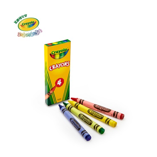 Crayola繪兒樂｜迷你蠟筆4色