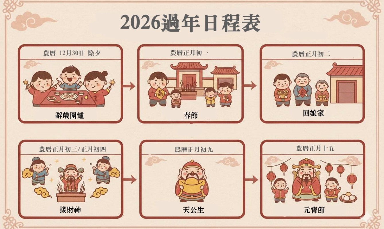 過年拜拜日程