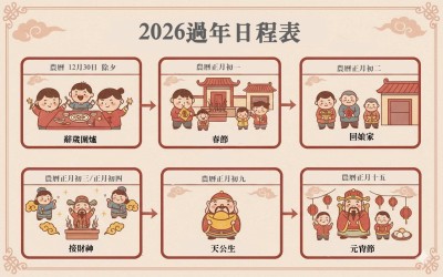 過年拜拜日程